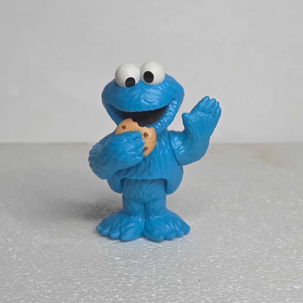 Cookie Monster Sesame Street Just Play Posable Figure Blue 3"